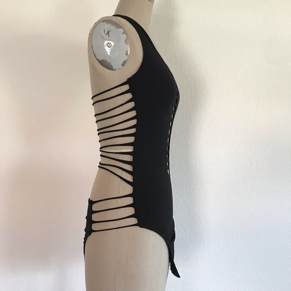 Black bodysuit size L - Picture 2 of 8